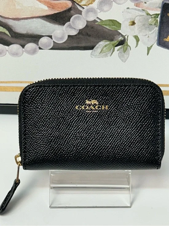 COACH Leather Zip Card Wallet 🖤 - Picture 13 of 14